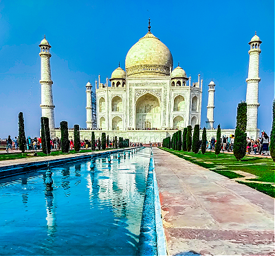 Taj Mahal, Agre Indien